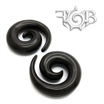 Classic Spirals in Black Dog Wood