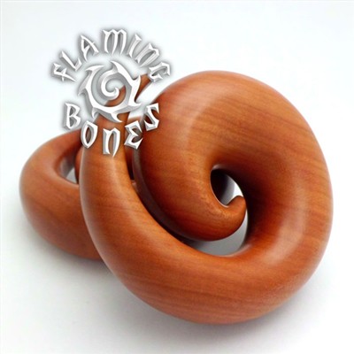 Classic Spirals in Saba Wood