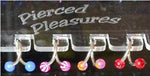 Acrylic Jewelry Display Racks for 18” Double Sided Body Jewelry Display