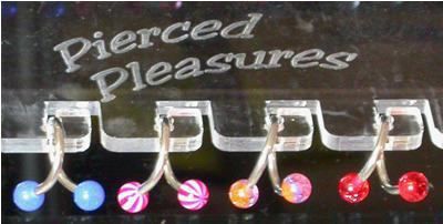 Acrylic Jewelry Display Racks for 18” Double Sided Body Jewelry Display