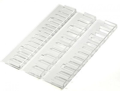 Clear Acrylic Plug Display Rack for 18” Double Sided Body Jewelry Display