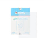 Clear Stencil Sheets by Saferly - 8.5" x 11" - Box of 200
