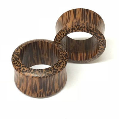 Coconut Wood Double Flared Tunnels