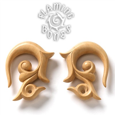 Collectors Series Coffee Wood Floral Spiral 2