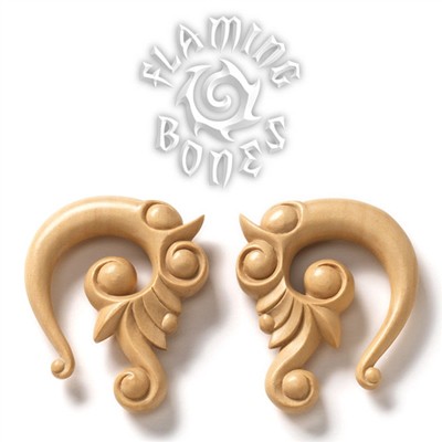 Collectors Series Coffee Wood Floral Spiral 3