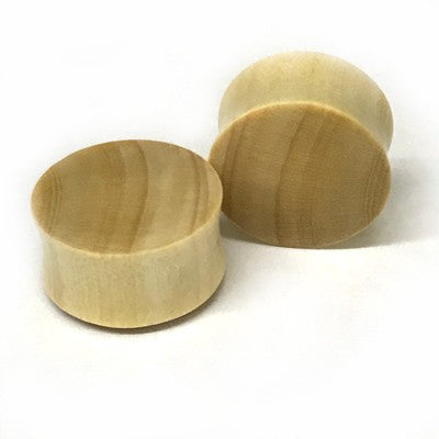 Crocodile Wood Dome Style Plugs