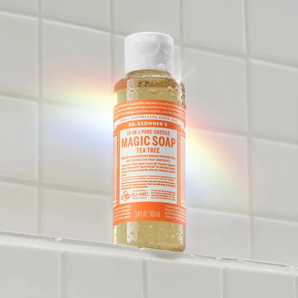 Dr. Bronner’s Pure-Castile Soap - Tea Tree – Choose Size