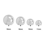 0g Internally Threaded Countersunk Steel Ball