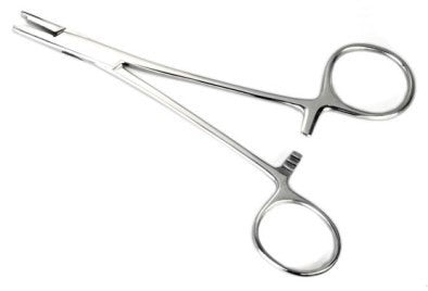 Dermal Anchor Forceps with Round Jaw