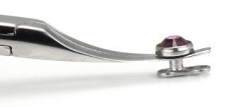 Thin 5" Dermal Anchor Holder Steel Forceps