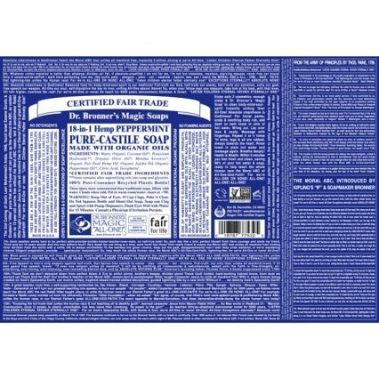 Dr. Bronner’s Pure-Castile Soap - Peppermint – 2oz Bottle