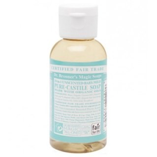 Dr. Bronner’s Pure-Castile Soap - Unscented Baby-Mild – 2oz Bottle