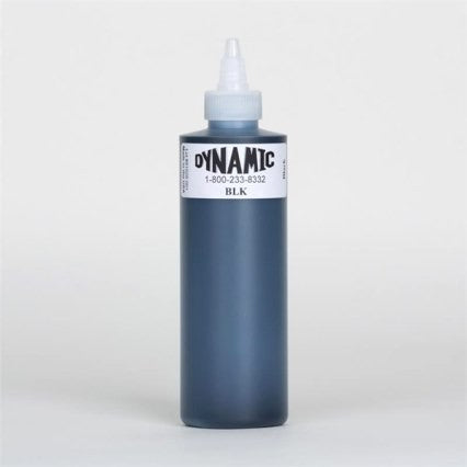 Dynamic Black Tattoo Ink - 8oz Bottle
