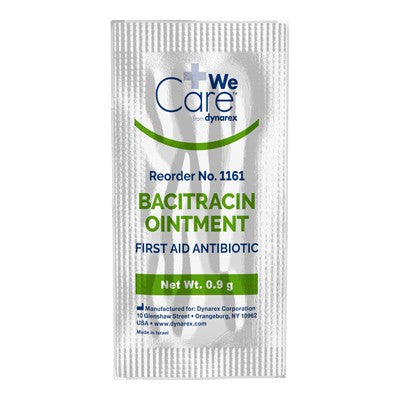 Dynarex Bacitracin First Aid Antibiotic - Box of 144 Packets