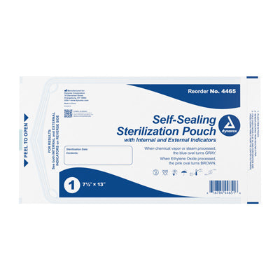 Dynarex Sterile Pouches - 7.5" x 13" - Box of 200