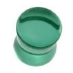 Emerald Quartz Stone Saddle Flared Plugs