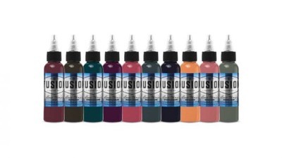 Evan Olin 10-Color Palette Signature Set - Fusion Tattoo Ink