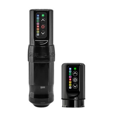 FK Irons Flux Rotary Tattoo Machine with 2 PowerBolts - Stealth