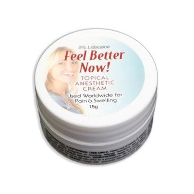 Feel Better Now Topical Anesthetic Cream - 15g Jar