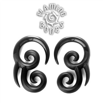 Flat Black Water Buffalo Horn Hanger - SX2B