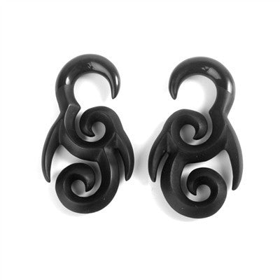 Flat Black Water Buffalo Horn Hanger