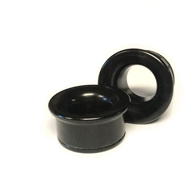 Fluted Single Flare Eyelets in Black Dogwood