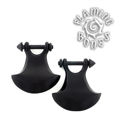 Forma 7 Stirrups in Black Water Buffalo Horn