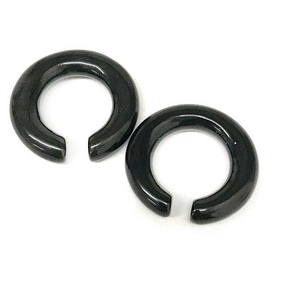 Free Rings in Black Water Buffalo Horn - Large Diameter