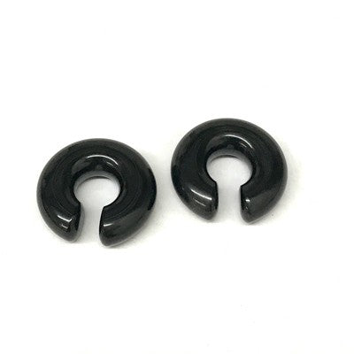 Free Rings in Black Water Buffalo Horn - Small Diameter