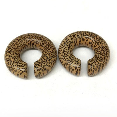 Free Rings in Coconut Wood - Crosscut Pattern