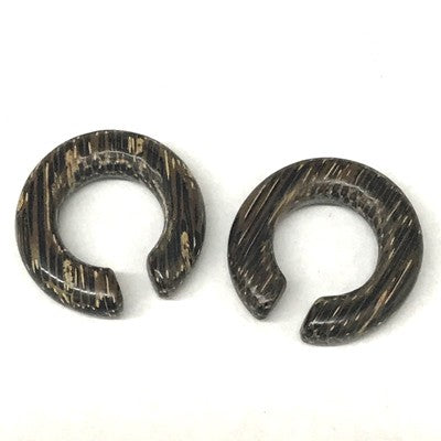 Free Rings in Palm Wood - Crosscut Pattern