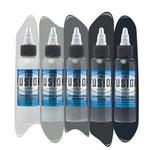Opaque Gray 5-Pack Set — Fusion Tattoo Ink