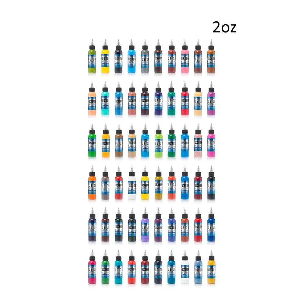 Fusion 60-Color Full Set — Fusion Tattoo Ink — 2oz