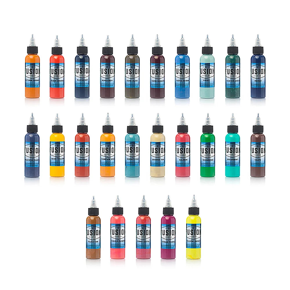 Fusion Tattoo Ink 25 Color Set