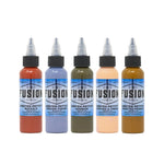 Kirsten Pettitt 5 Bottle Signature Ink Set — Fusion Tattoo Ink — 1oz