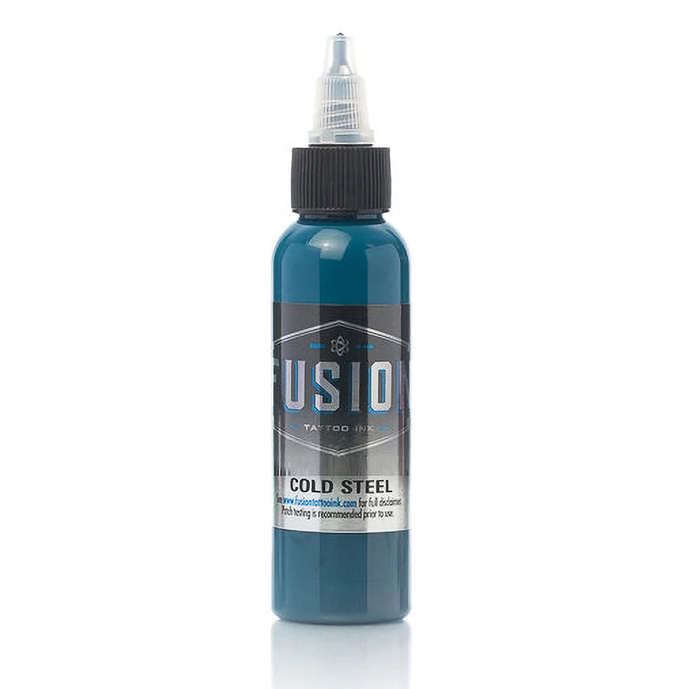 Cold Steel  — Fusion Tattoo Ink — 1oz