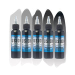 Greywash 5-Pack Set — Fusion Tattoo Ink