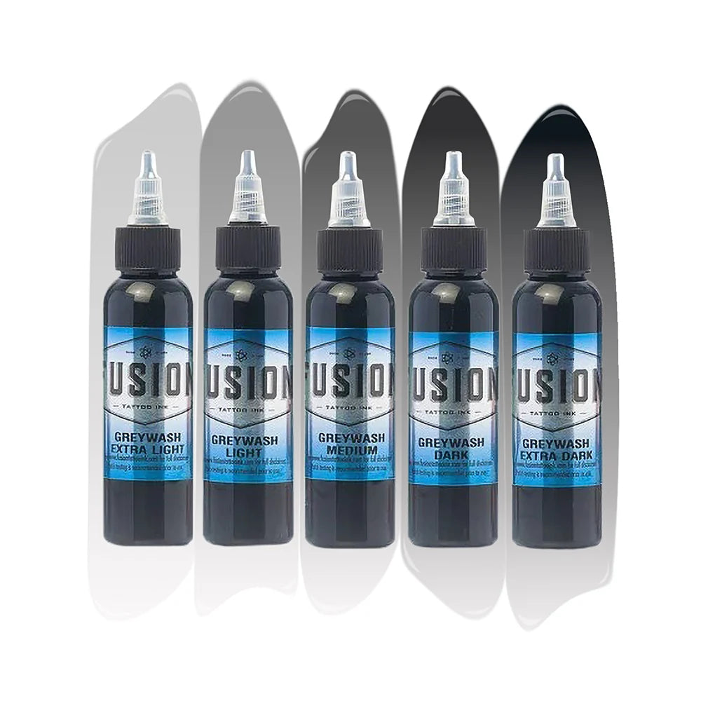 Greywash 5-Pack Set — Fusion Tattoo Ink