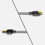 Gray Bishop Rotary 7’ Premium RCA Cord