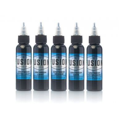 Greywash 5 Pack - Fusion Tattoo Ink