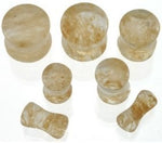 Harvest Murano Glass Saddle Flared Plug