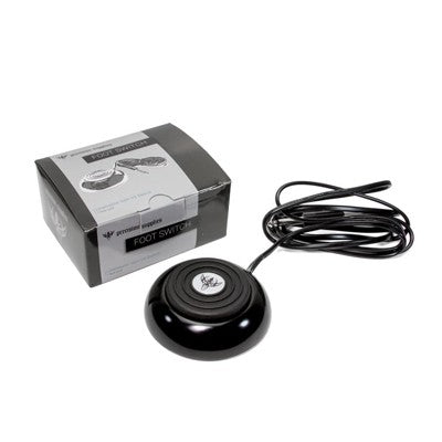 Heavy Duty Round Metal Foot Switch with Phono Tip