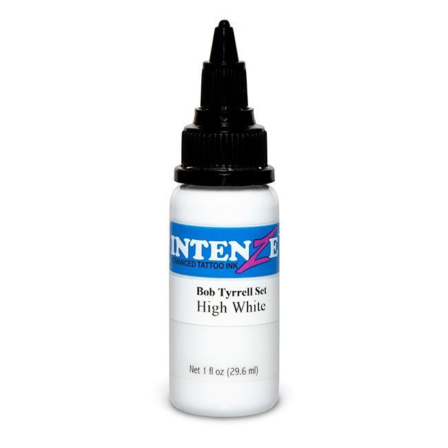 High White - Intenze Tattoo Ink - Bob Tyrrell Black and Grey Series