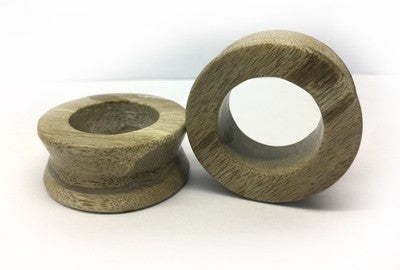 Hourglass Eyelets in “Cream” Gold Fossilized Wood