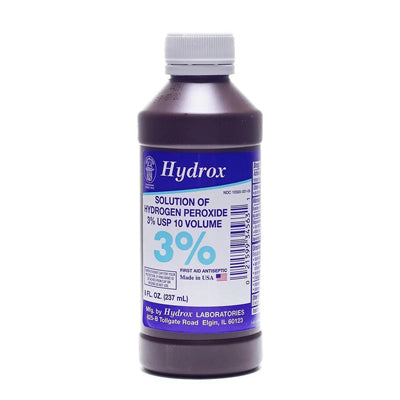 Hydrogen Peroxide 3% - 8oz Bottle