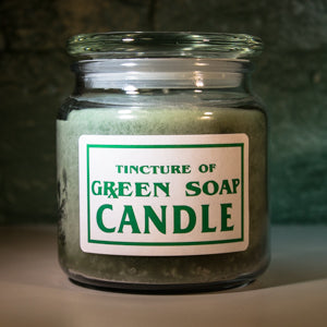 Tincture of Green Soap Scented Jar Candle