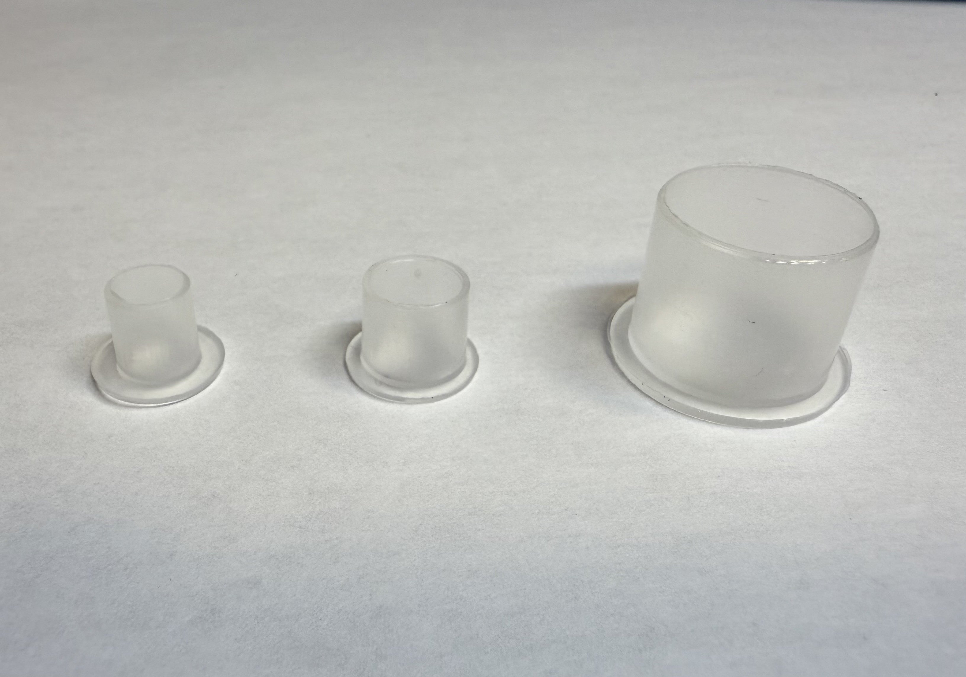 FLAT CAPS - Flat Bottom Ink Caps - Bag of 1000