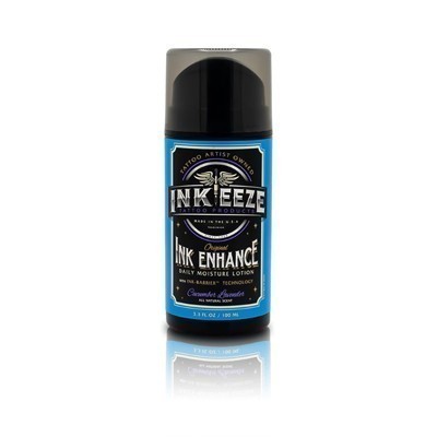INK-EEZE Tattoo Daily Moisturizer – 3.3oz Pump Bottle