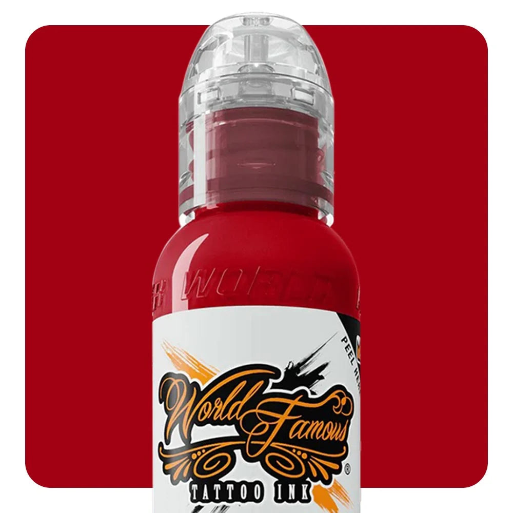 World Famous Tattoo Ink - Ilya Fom's Animal Kingdom - Poison Dart Red