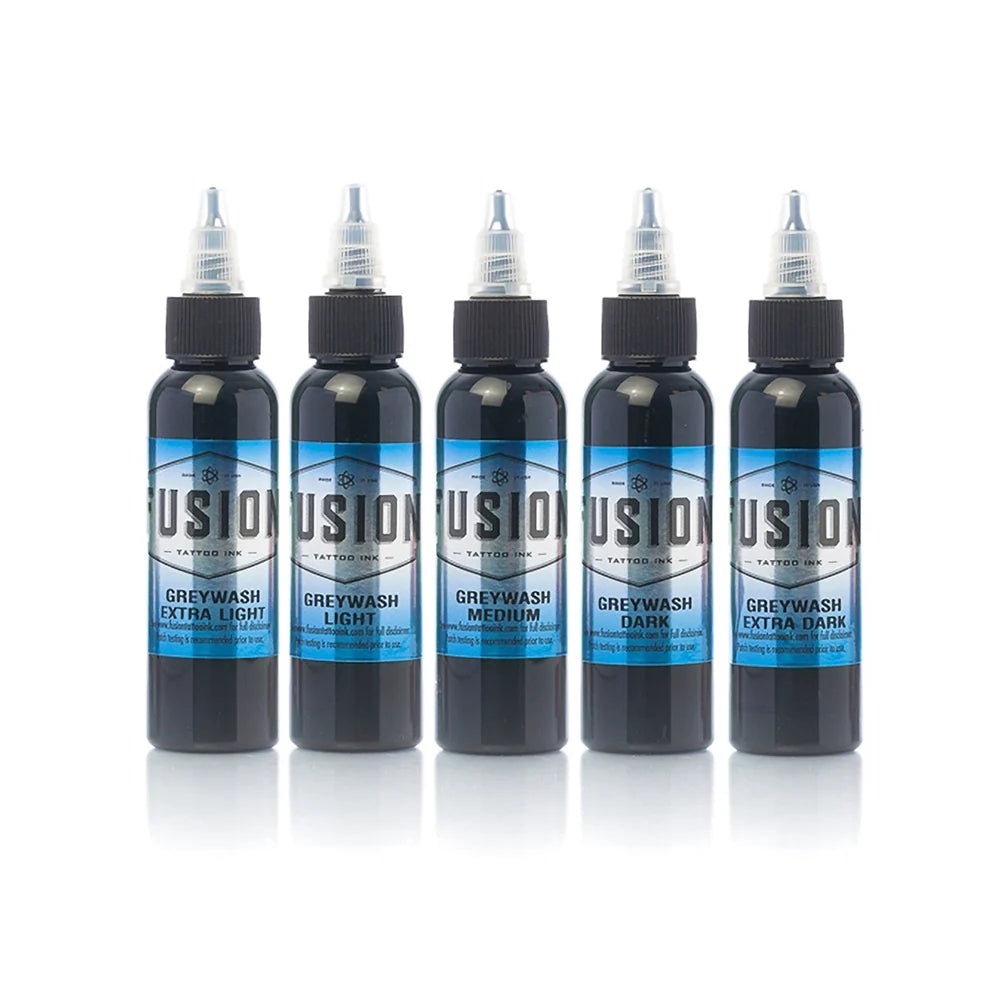 Greywash 5-Pack Set — Fusion Tattoo Ink